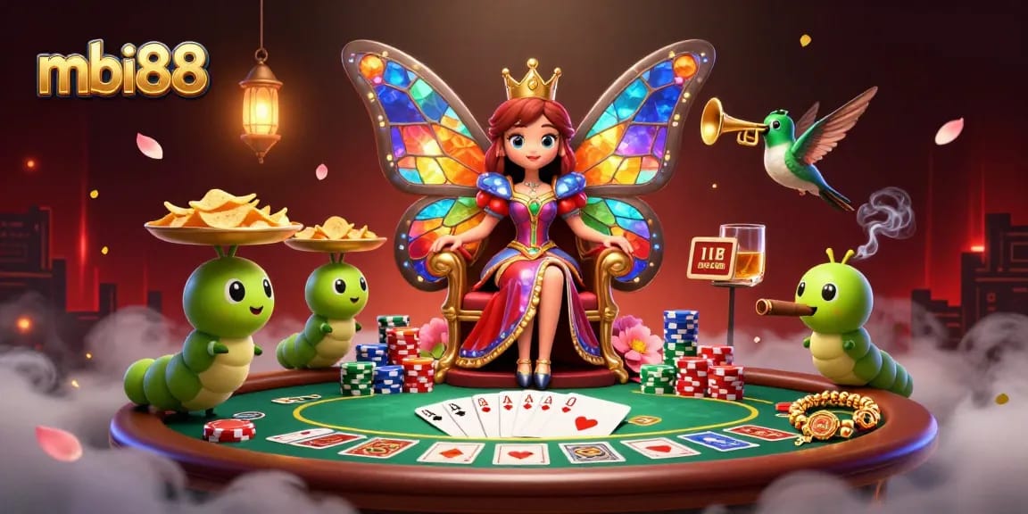 Join the thrilling action at mbi88, where vibrant poker games and enchanting characters create an unforgettable casino experience.