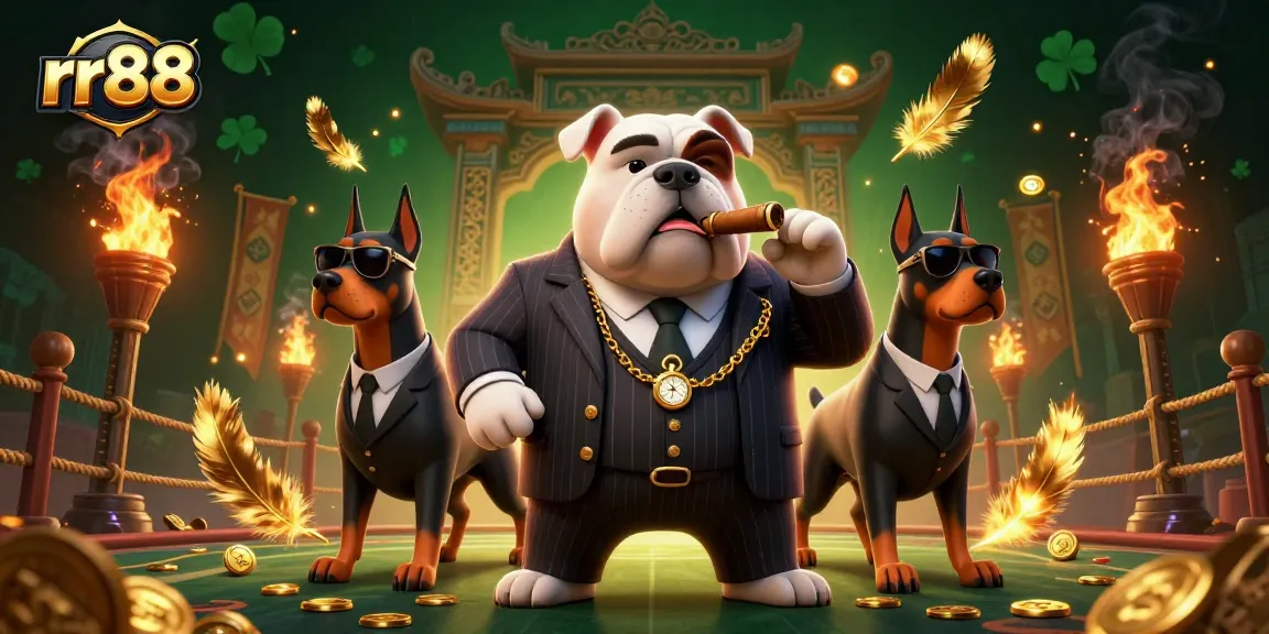 Experience the vibrant world of rr88 with iconic characters and dynamic gambling elements.