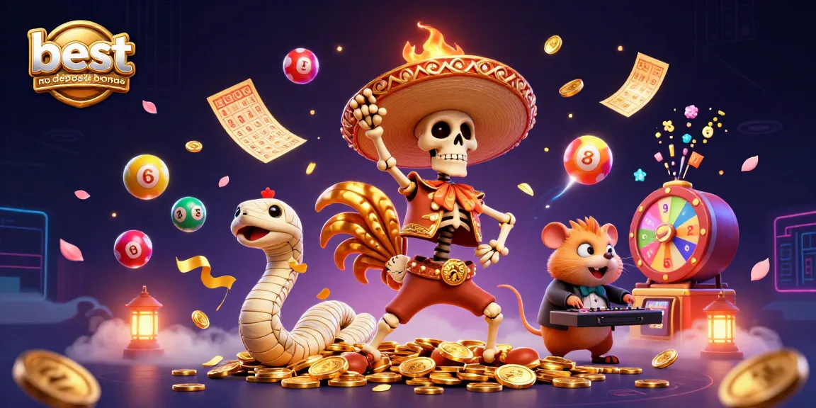 Explore the best no deposit bonus casinos and codes in Australia with vibrant casino elements.