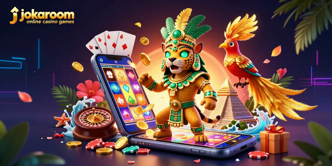 Experience the excitement of jokaroom online casino games with vivid slot action and dynamic characters.